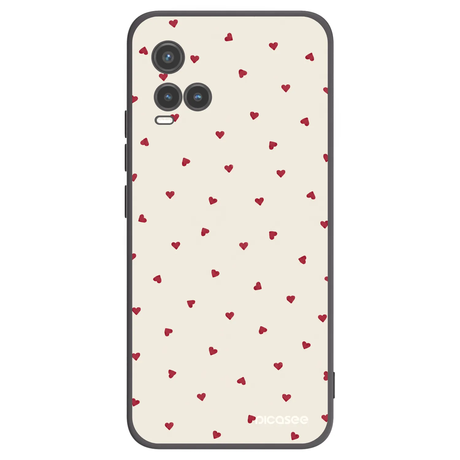 Picasee husă neagră din silicon pentru Vivo Y33s - Little Love