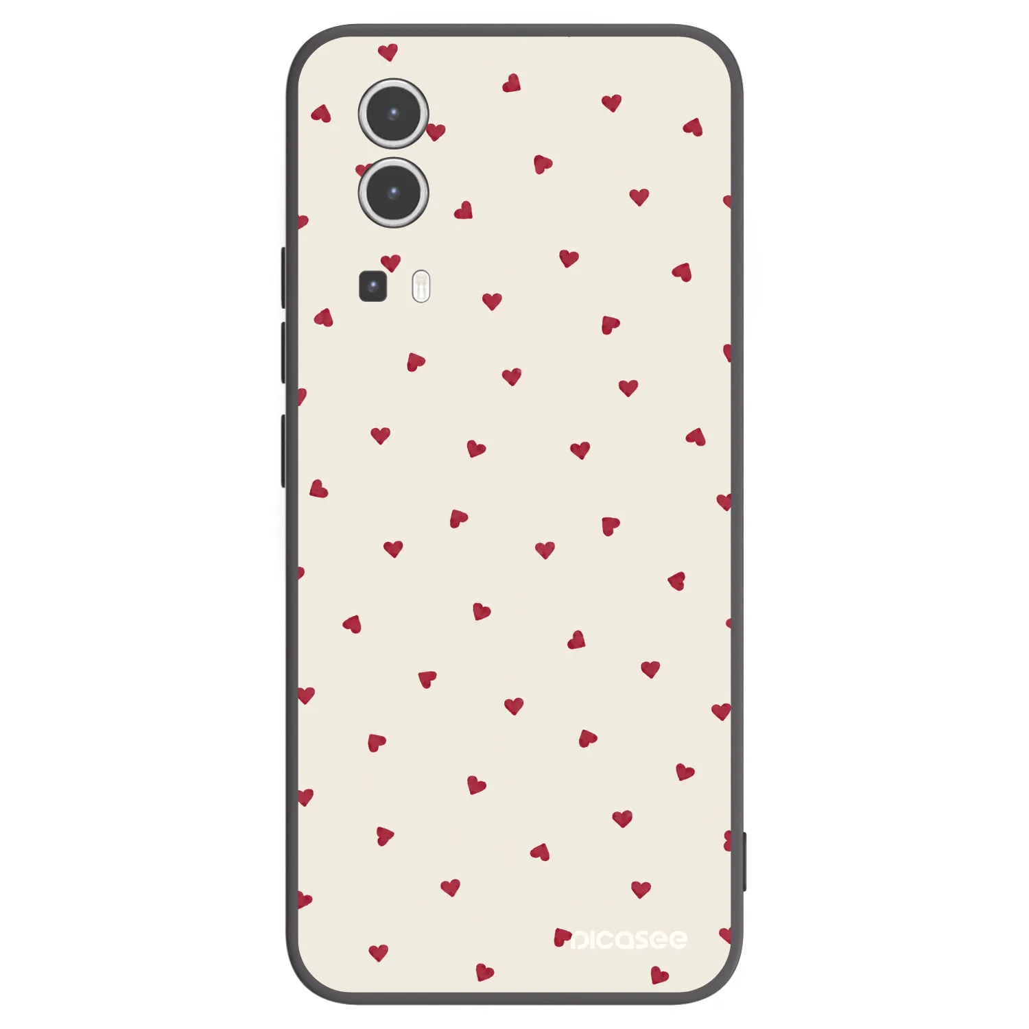 Picasee husă neagră din silicon pentru Vivo Y72 5G - Little Love