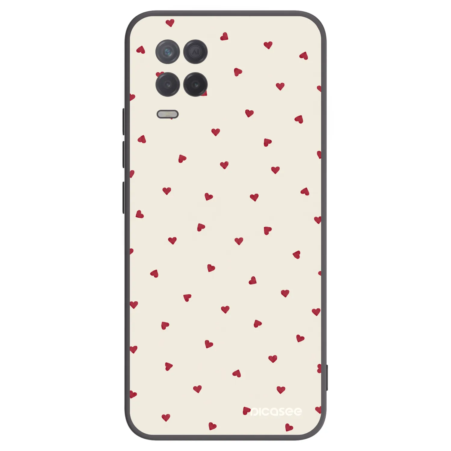 Picasee husă neagră din silicon pentru Realme 8 5G - Little Love
