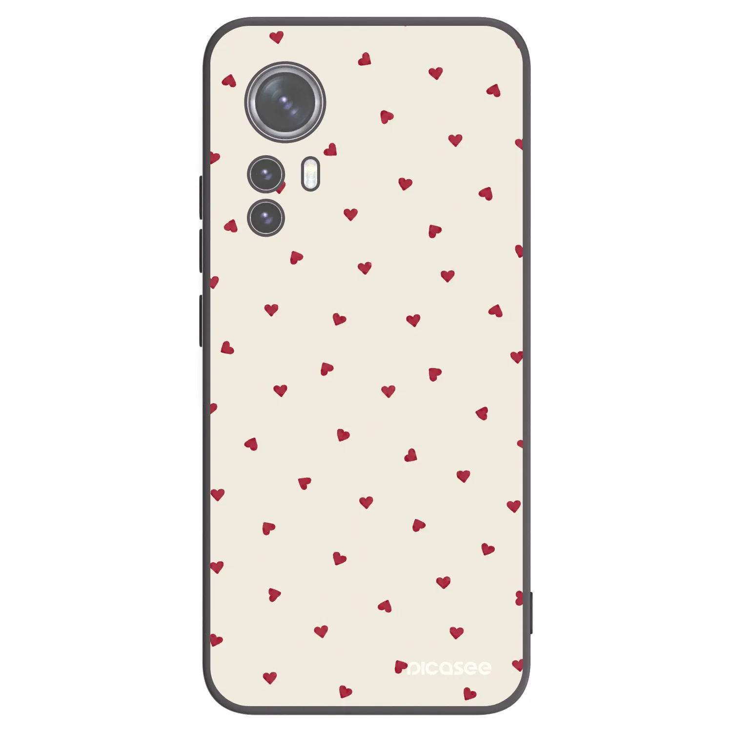 Picasee husă neagră din silicon pentru Xiaomi 12X - Little Love