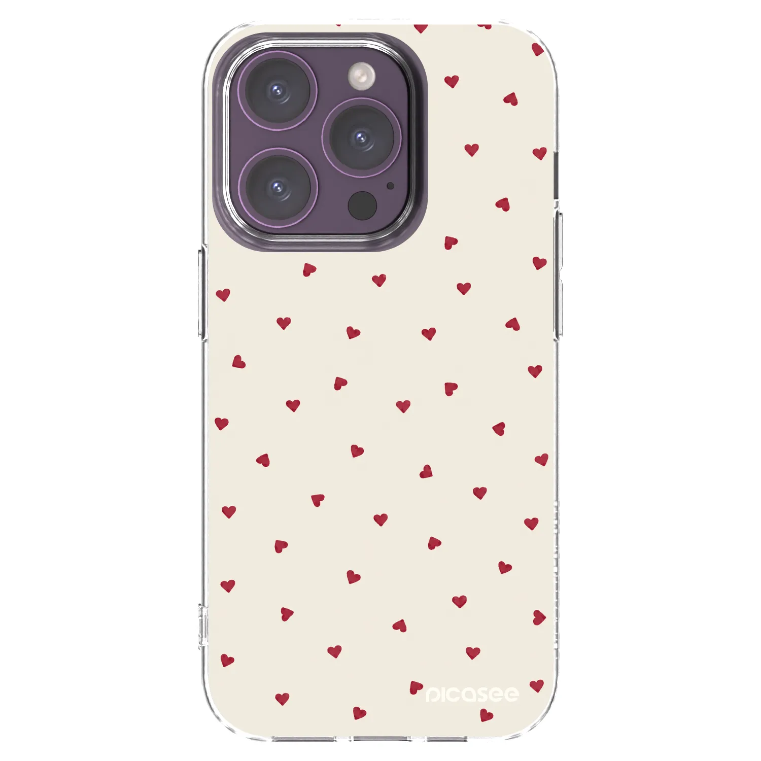 Picasee husă transparentă din silicon pentru Apple iPhone 14 Pro - Little Love