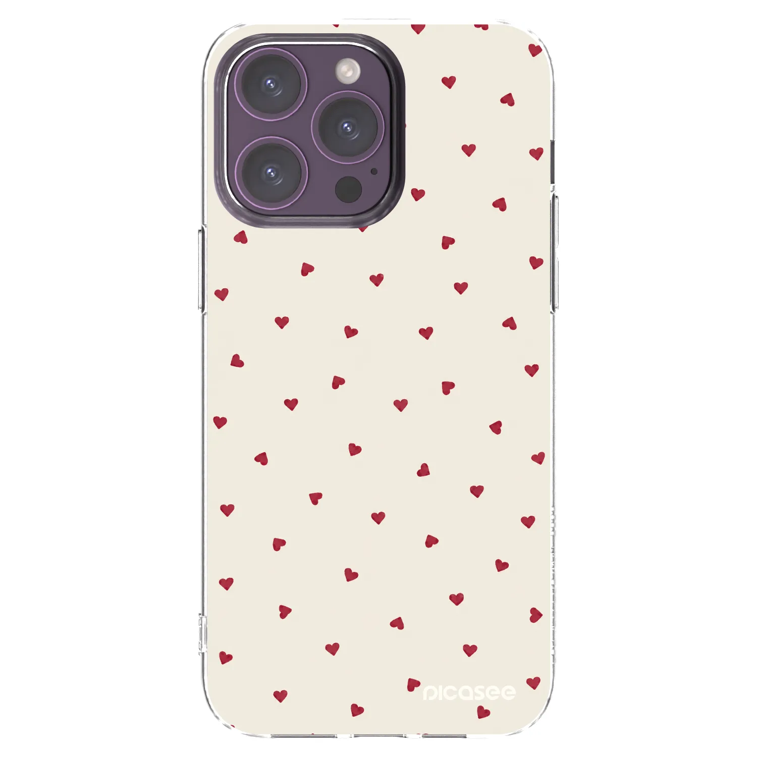 Picasee husă transparentă din silicon pentru Apple iPhone 14 Pro Max - Little Love