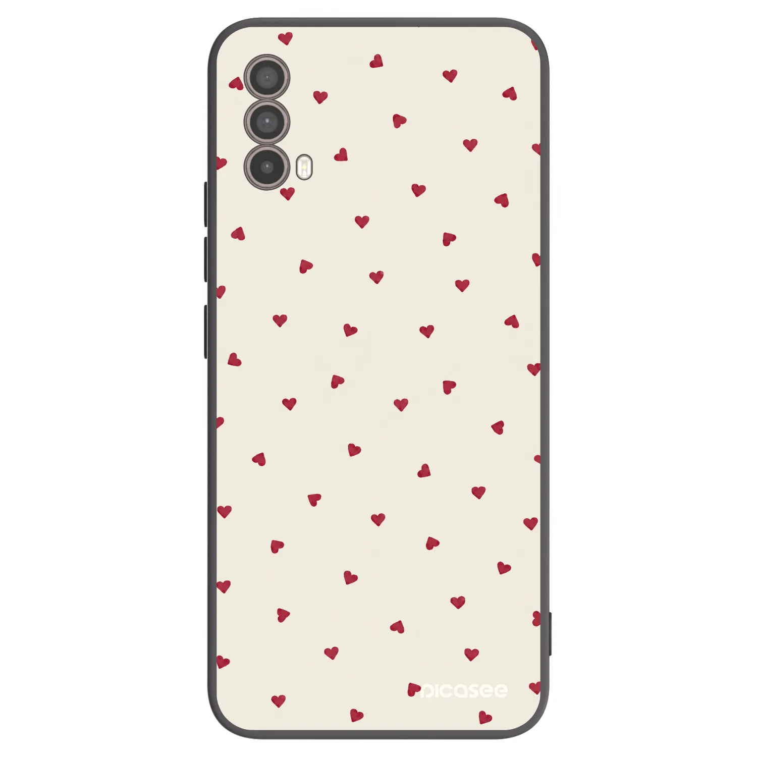 Picasee husă neagră din silicon pentru Motorola Moto E40 - Little Love