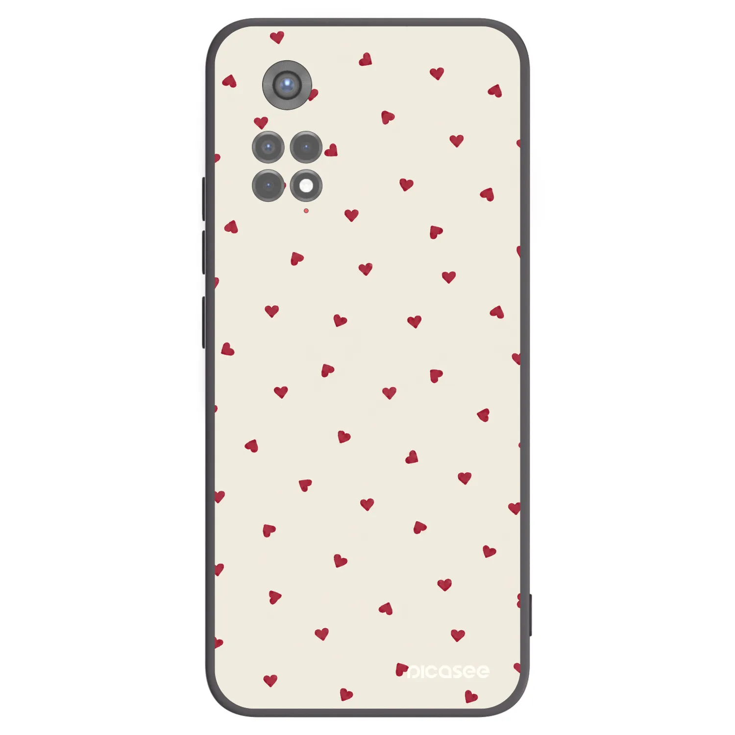 Picasee husă neagră din silicon pentru Xiaomi Redmi Note 11S 5G - Little Love