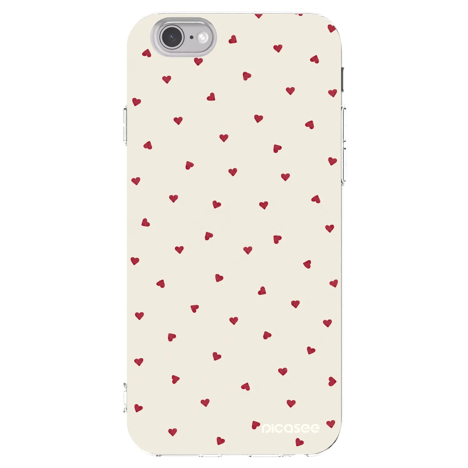 Picasee husă transparentă din silicon pentru Apple iPhone 6/6S - Little Love