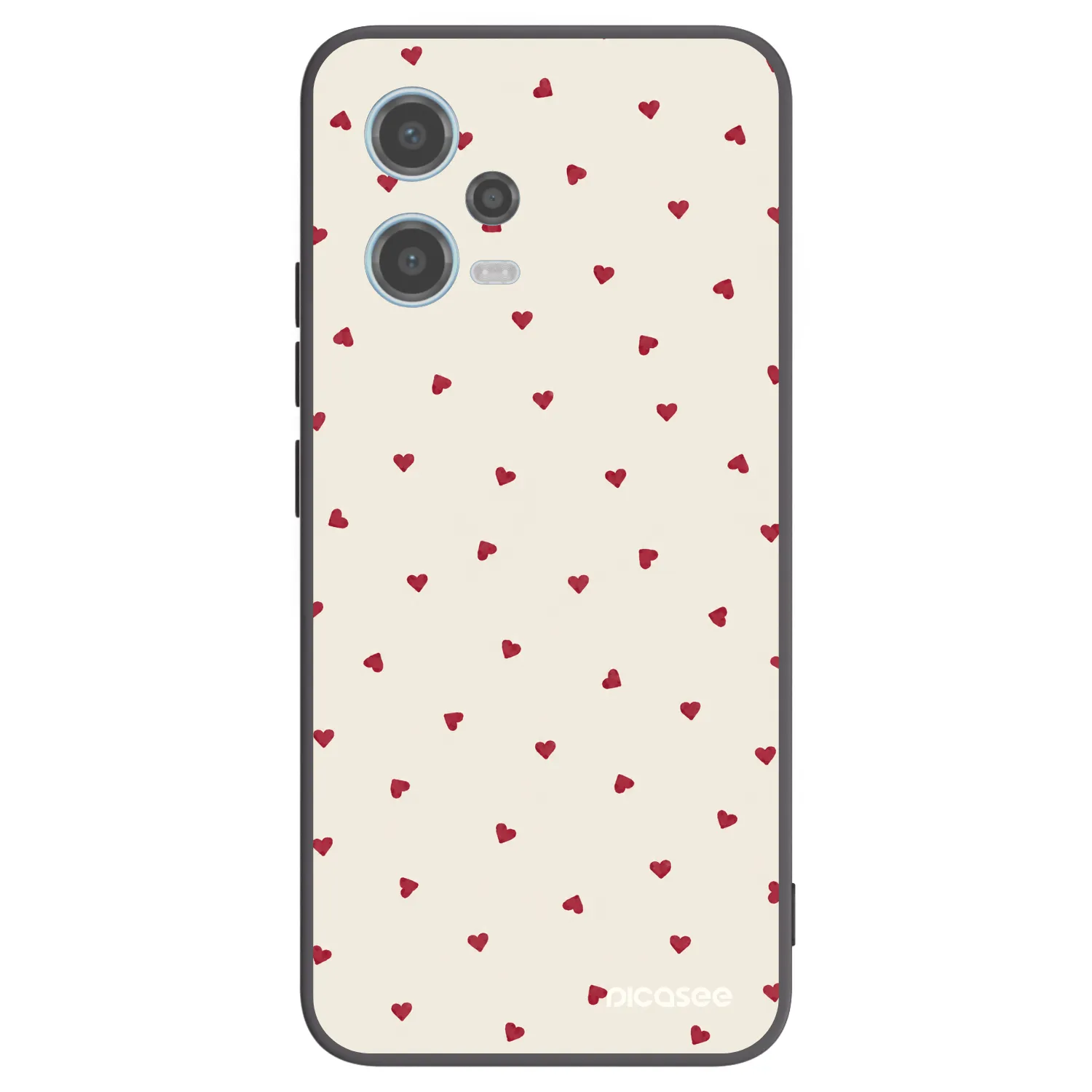 Picasee husă neagră din silicon pentru Xiaomi Redmi Note 12 5G - Little Love