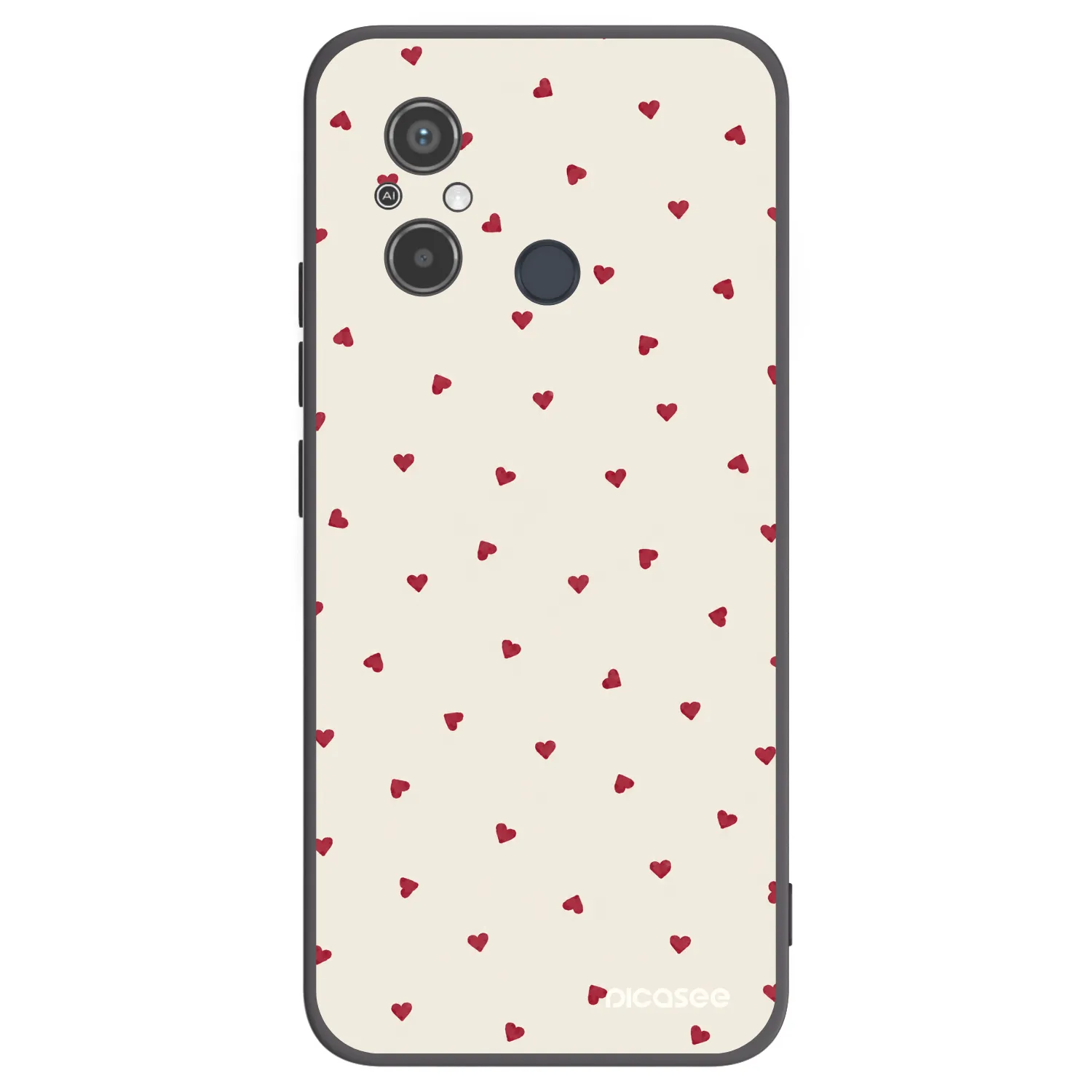 Picasee husă neagră din silicon pentru Xiaomi Redmi 12C - Little Love