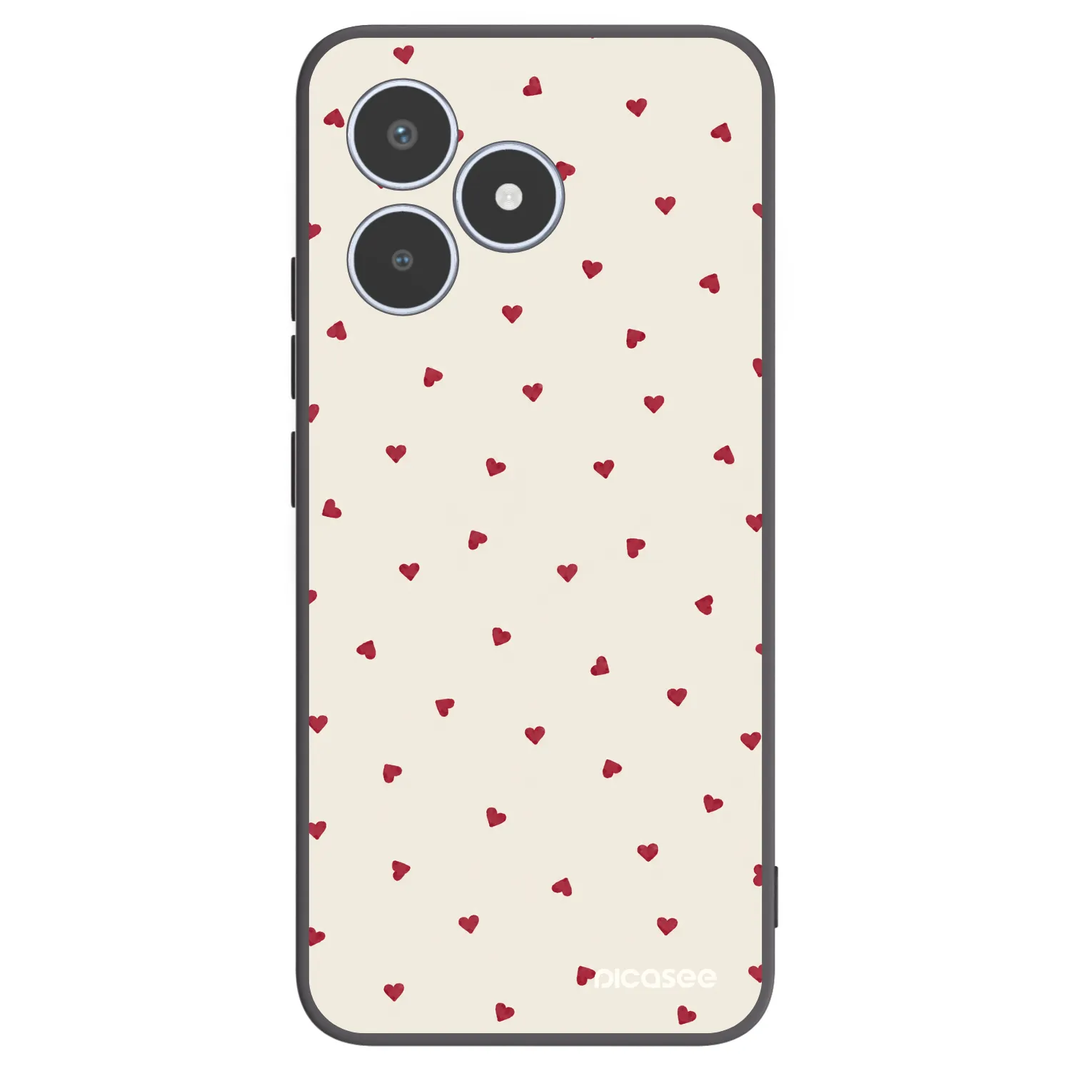 Picasee husă neagră din silicon pentru Realme C53 - Little Love