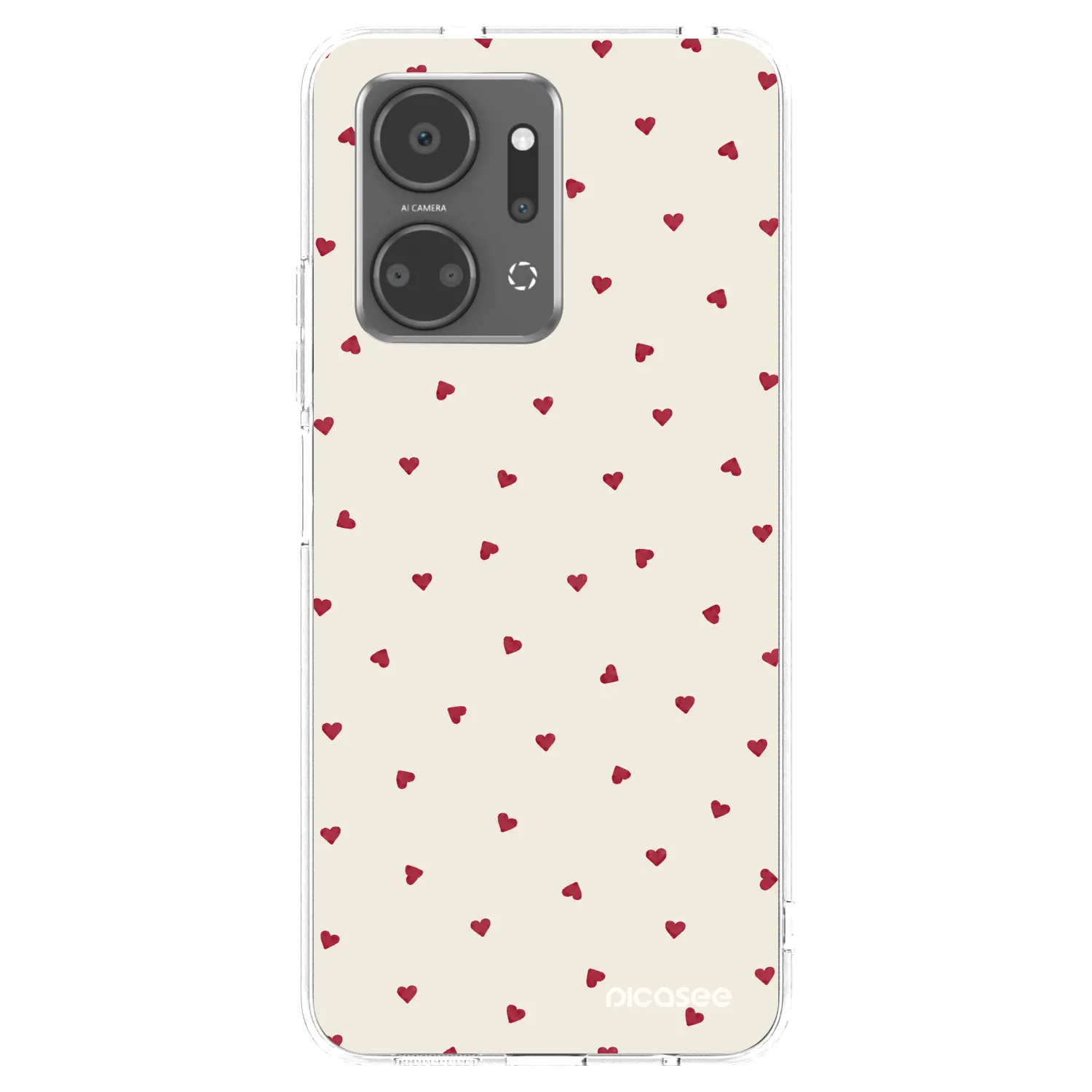 Picasee husă transparentă din silicon pentru Honor X7a - Little Love