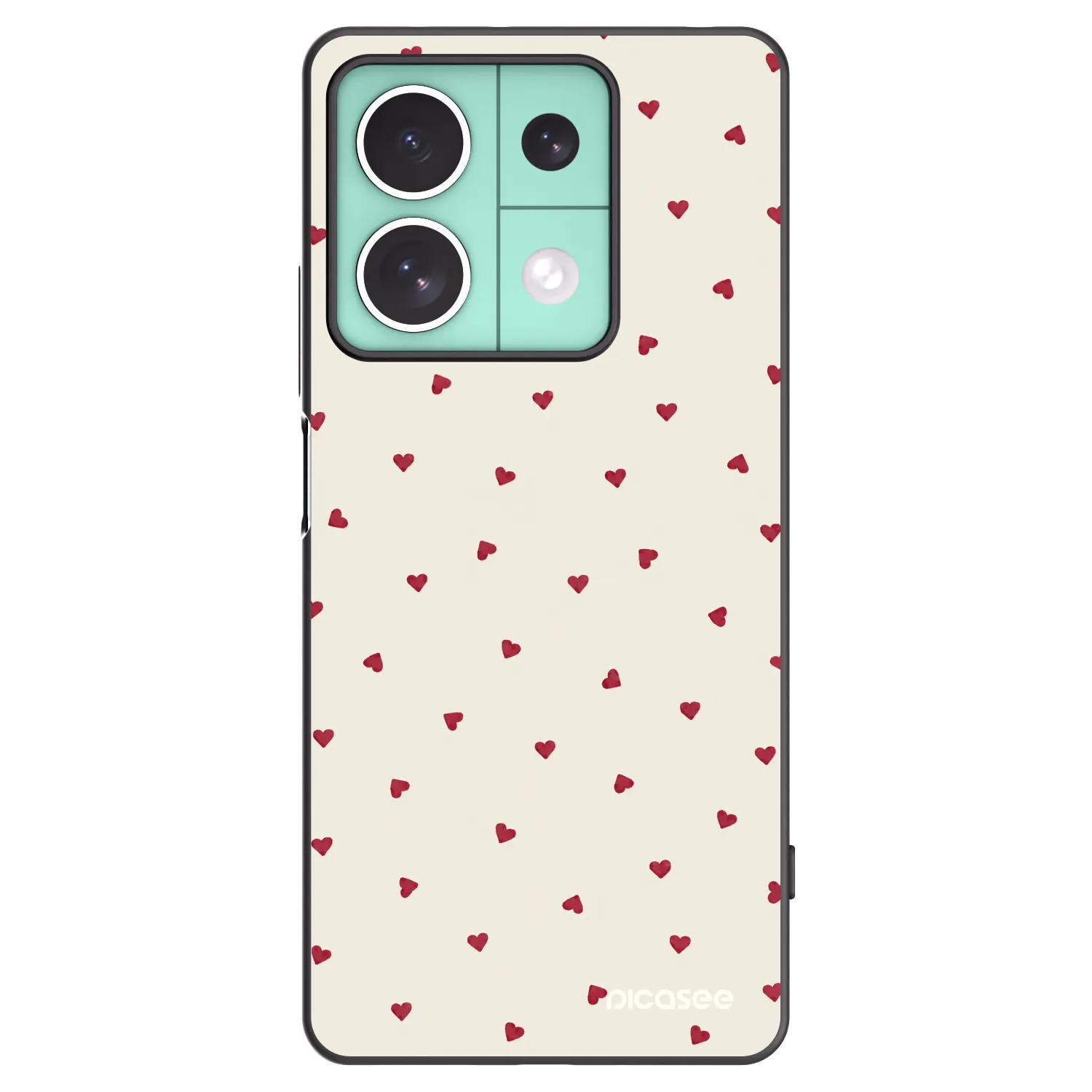 Picasee husă neagră din silicon pentru Xiaomi Redmi Note 13 5G - Little Love