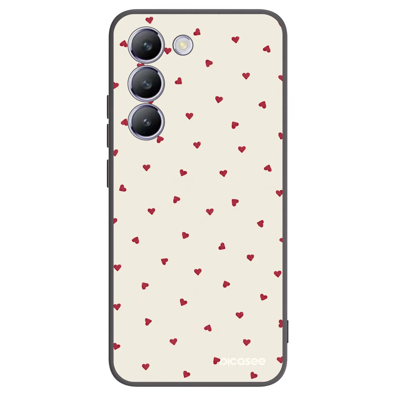 Picasee husă neagră din silicon pentru Vivo V40 SE 5G - Little Love