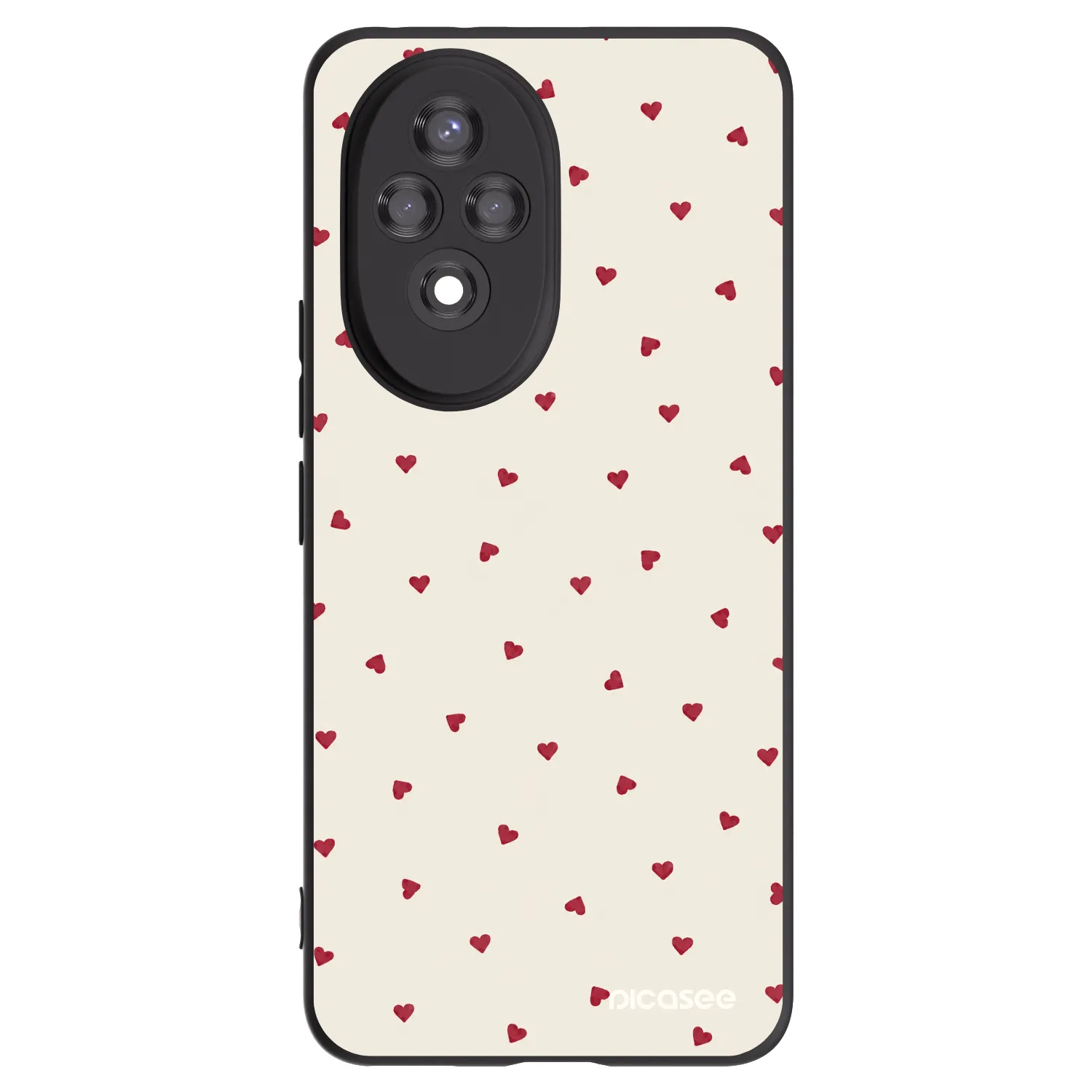 Picasee husă neagră din silicon pentru Honor 200 5G - Little Love