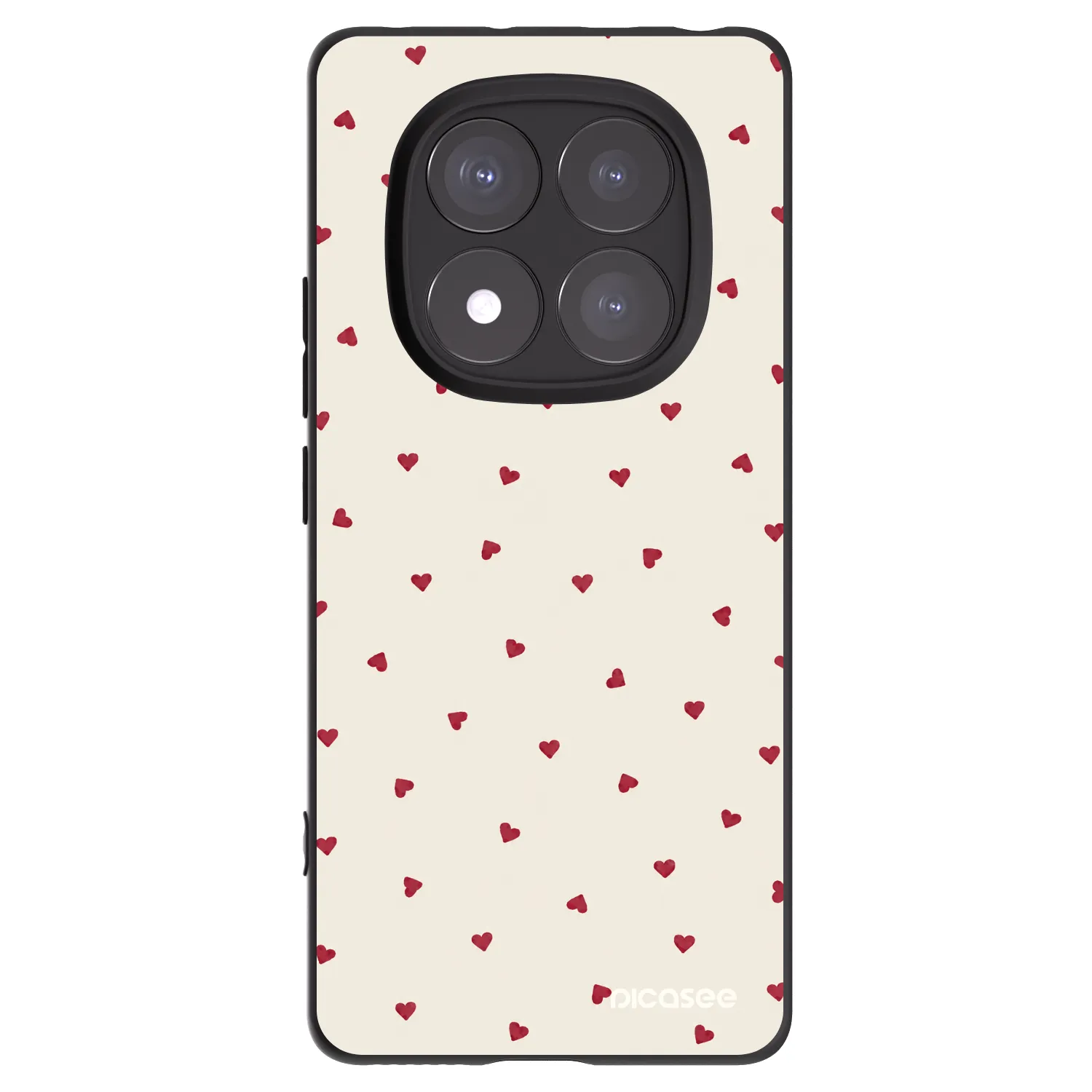 Picasee husă neagră din silicon pentru Xiaomi Redmi Note 14 Pro+ 5G - Little Love