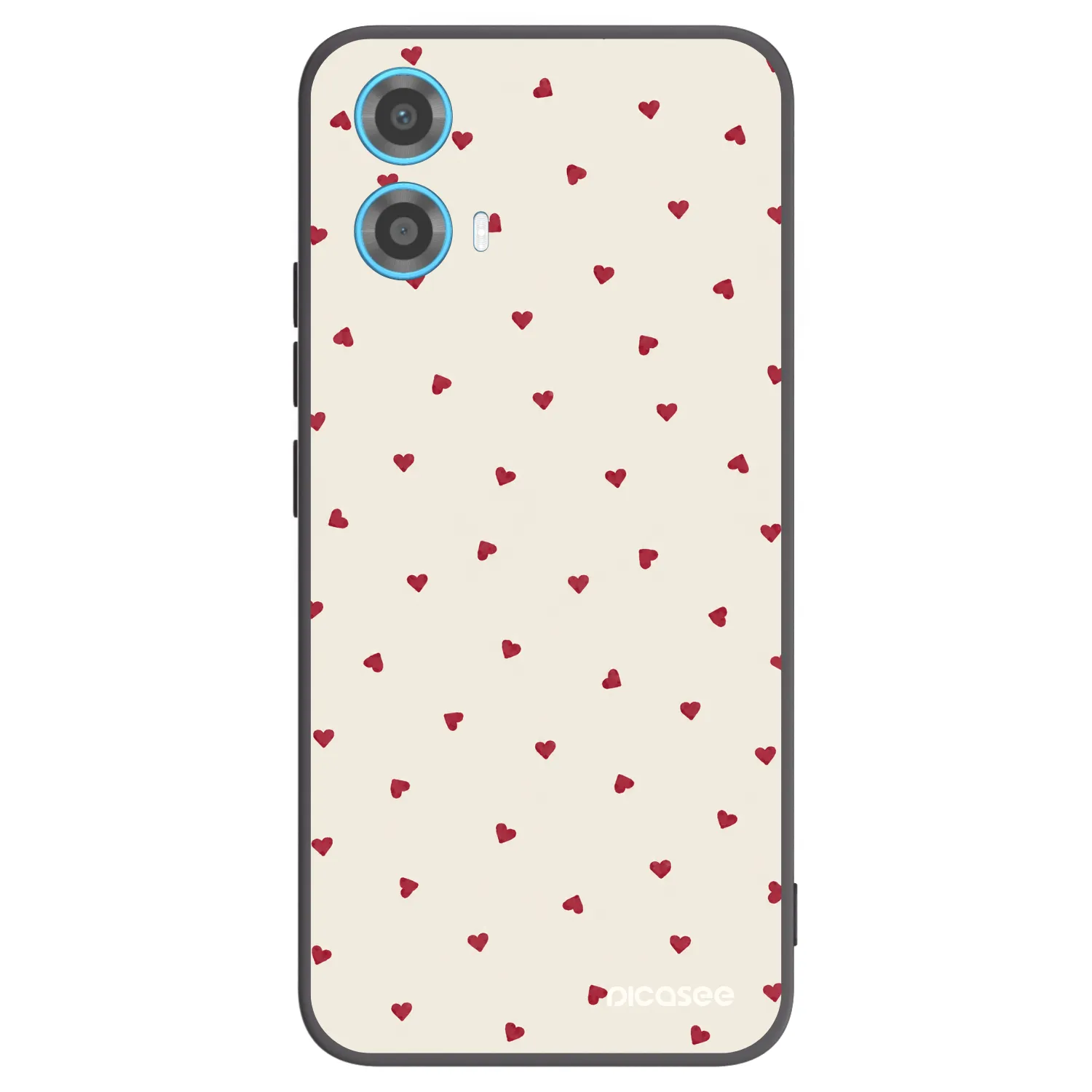 Picasee husă neagră din silicon pentru Motorola Moto G34 5G - Little Love