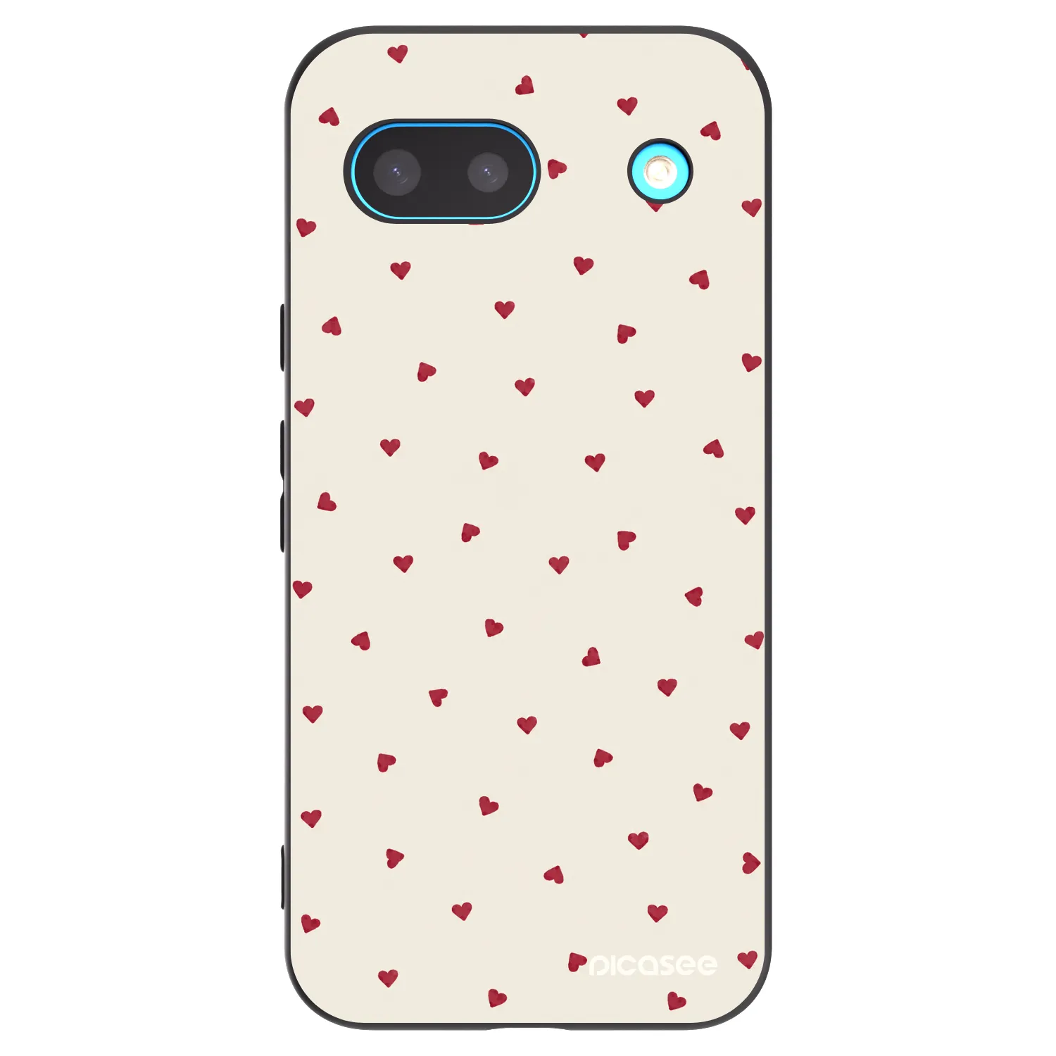 Picasee husă neagră din silicon pentru Google Pixel 8 - Little Love