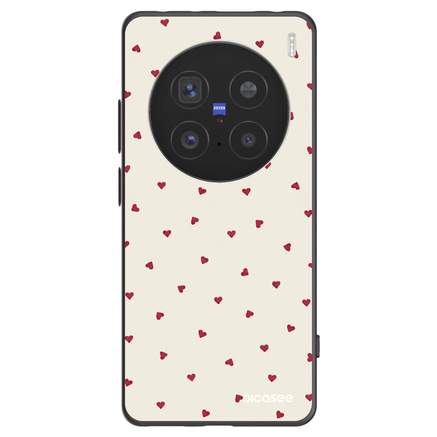 Picasee husă neagră din silicon pentru Vivo X200 Pro - Little Love