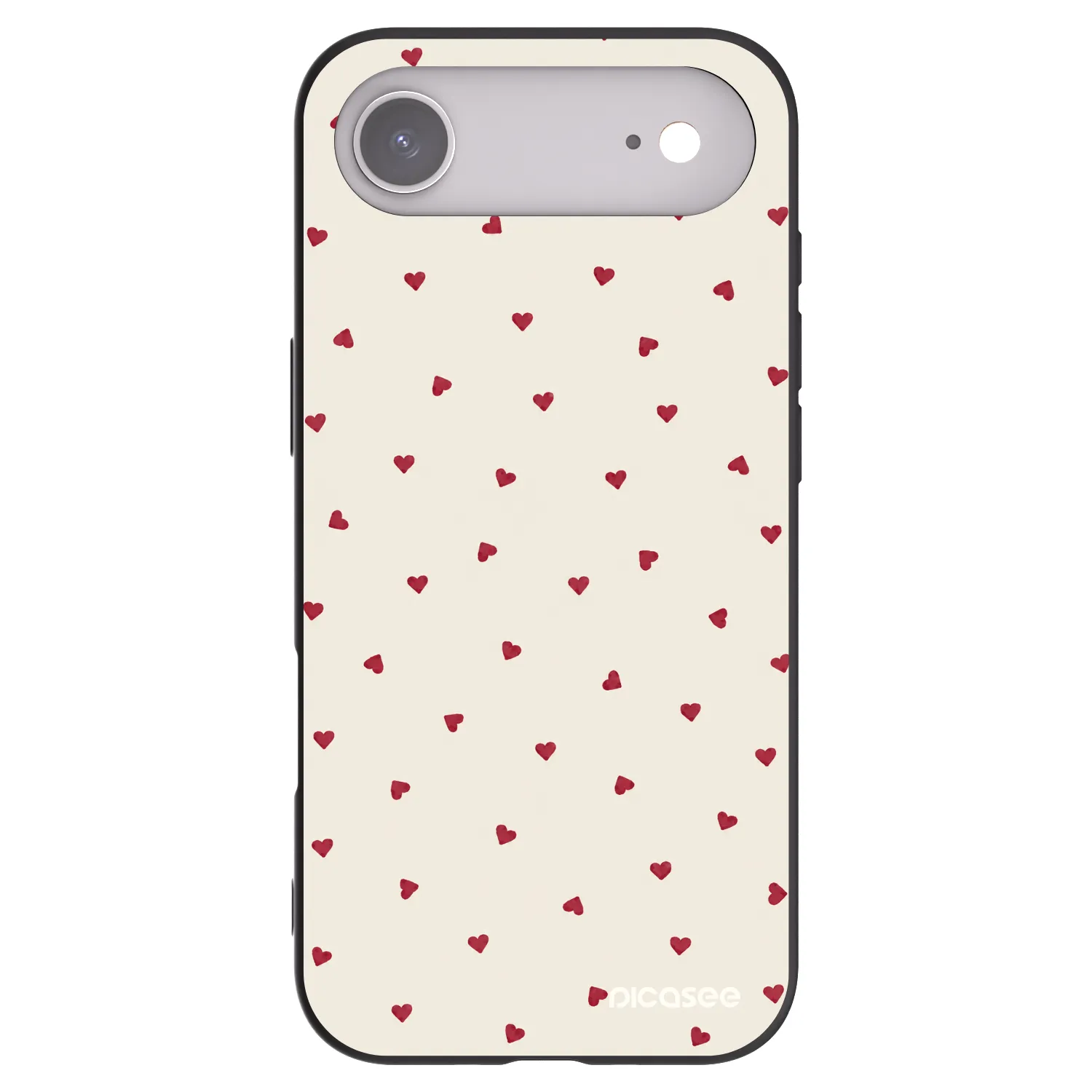 Picasee husă neagră din silicon pentru Apple iPhone Air - Little Love