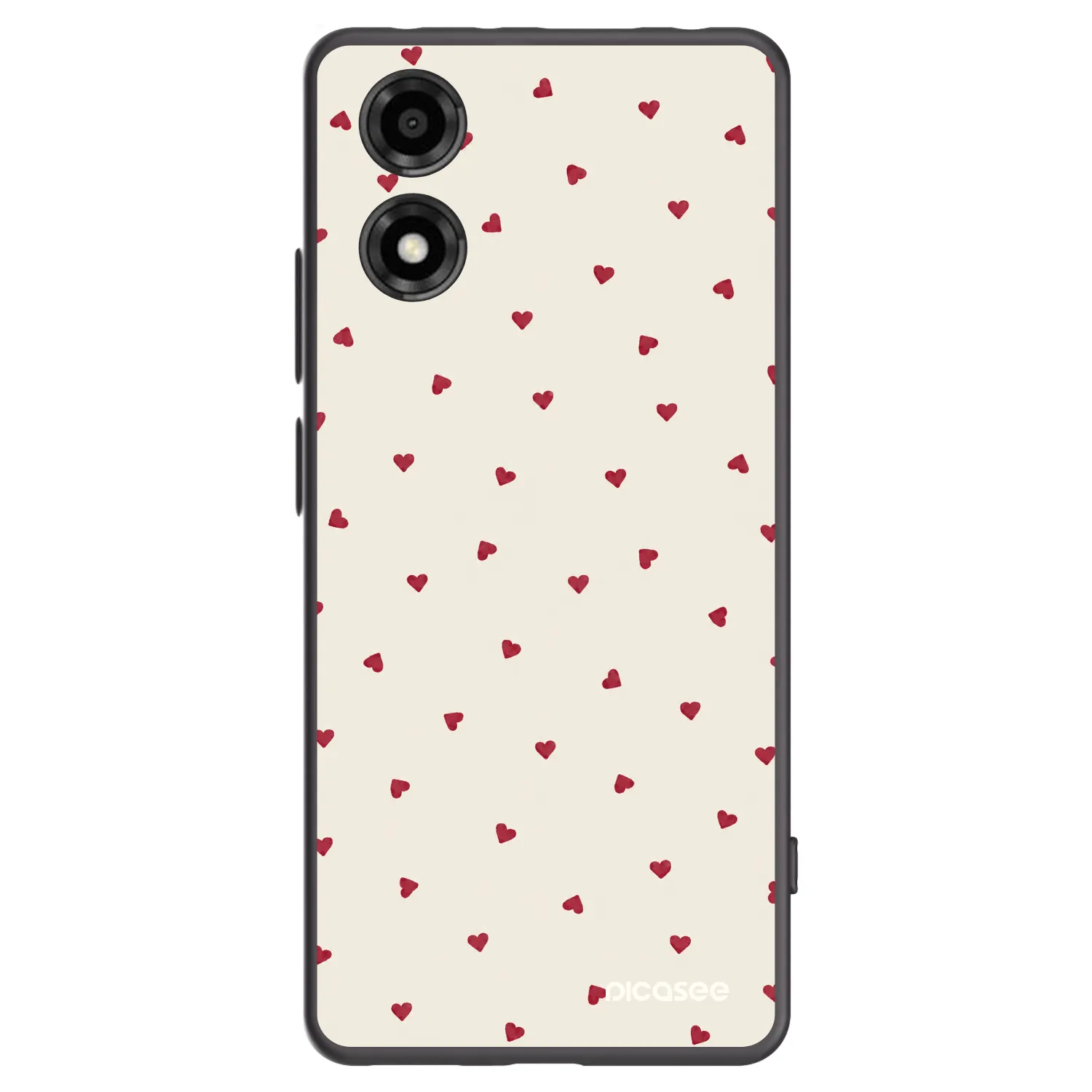 Picasee husă neagră din silicon pentru Motorola Moto E14 - Little Love