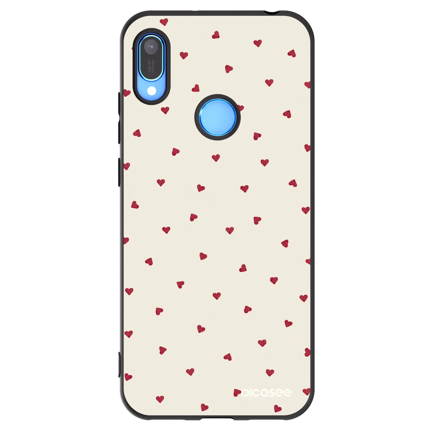 Picasee husă neagră din silicon pentru Huawei Y6 2019 - Little Love