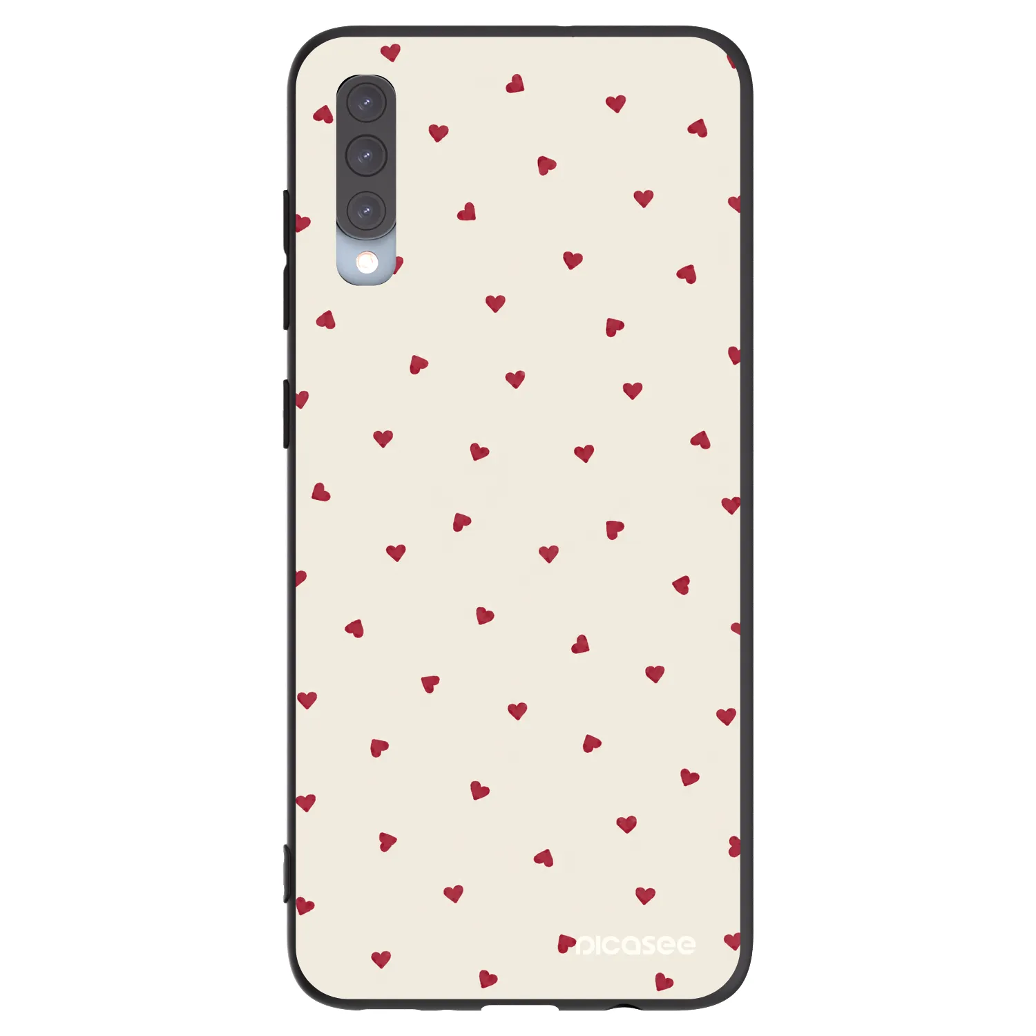 Picasee husă neagră din silicon pentru Samsung Galaxy A70 A705F - Little Love