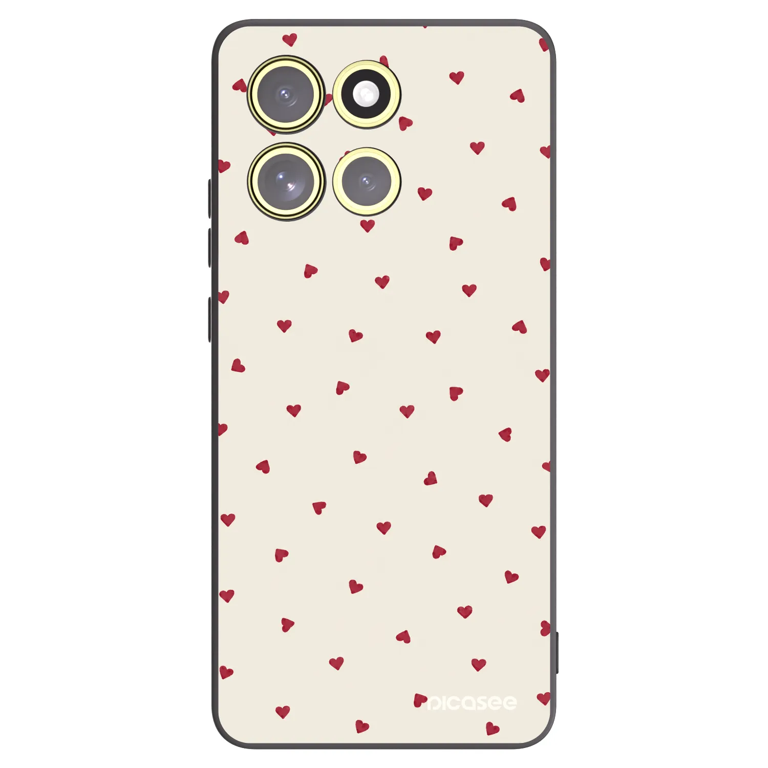 Picasee husă neagră din silicon pentru Motorola Moto G86 5G - Little Love