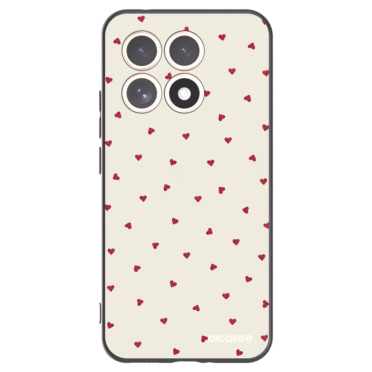 Picasee husă neagră din silicon pentru Xiaomi 15T - Little Love