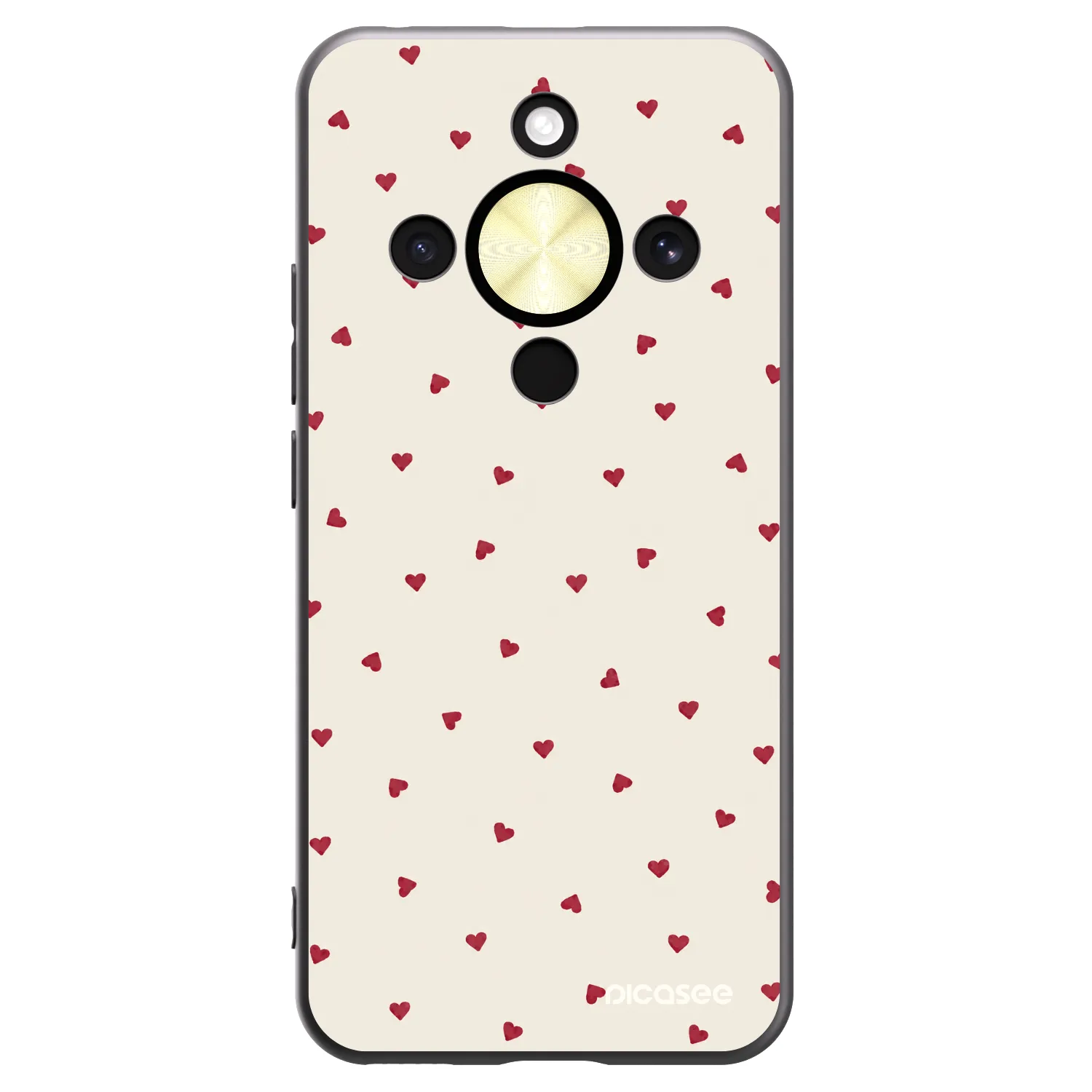 Picasee husă neagră din silicon pentru Honor Magic8 Lite 5G - Little Love