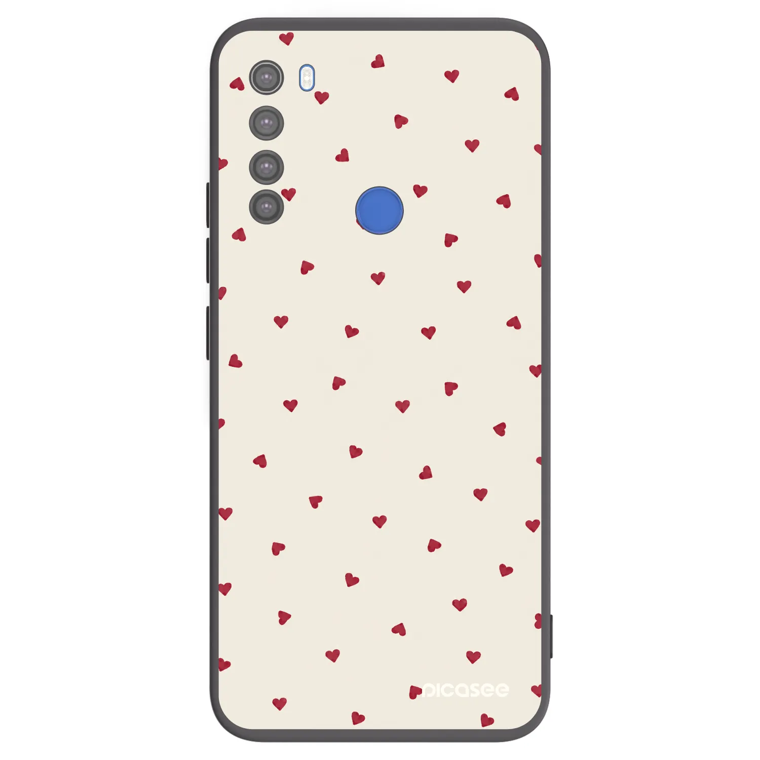 Picasee husă neagră din silicon pentru Xiaomi Redmi Note 8T - Little Love