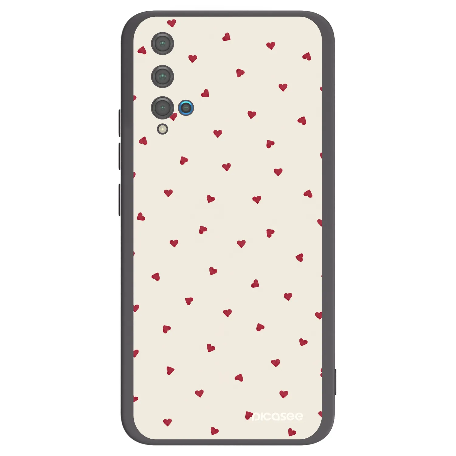 Picasee husă neagră din silicon pentru Huawei Nova 5T - Little Love