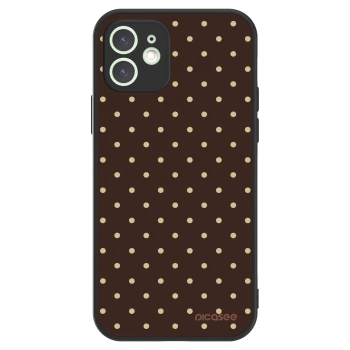 Picasee ULTIMATE CASE pentru Apple iPhone 12 - Vanilla Dots & Chocolate