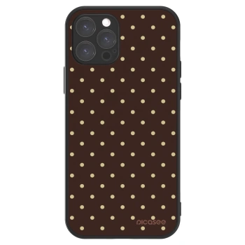 Picasee ULTIMATE CASE pentru Apple iPhone 12 Pro - Vanilla Dots & Chocolate