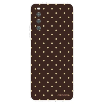 Husă pentru Sony Xperia 10 IV 5G - Vanilla Dots & Chocolate