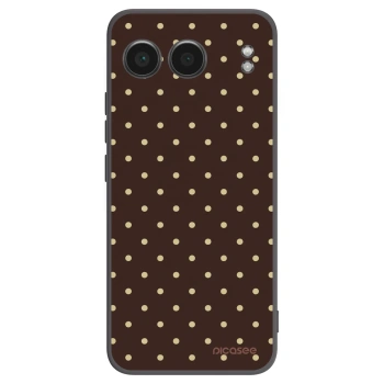 Picasee husă neagră din silicon pentru OnePlus Nord 4 - Vanilla Dots & Chocolate