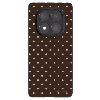 Picasee husă neagră din silicon pentru Xiaomi Redmi Note 14 Pro+ 5G - Vanilla Dots & Chocolate