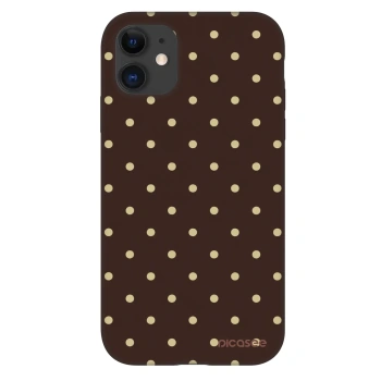 Husă pentru Apple iPhone 11 - Vanilla Dots & Chocolate