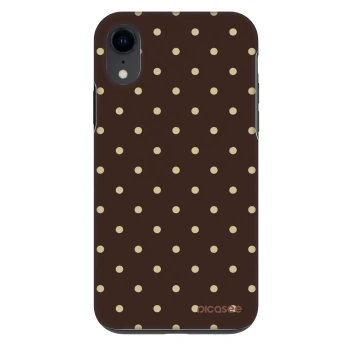 Husă pentru Apple iPhone XR - Vanilla Dots & Chocolate