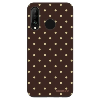 Husă pentru Huawei P30 Lite - Vanilla Dots & Chocolate