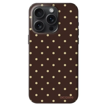 Husă pentru Apple iPhone 15 Pro - Vanilla Dots & Chocolate