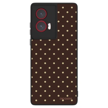 Husă pentru Motorola Edge 50 Fusion - Vanilla Dots & Chocolate
