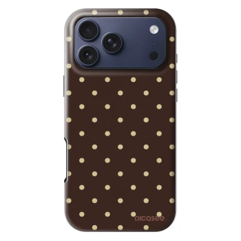 Husă pentru Apple iPhone 18 Pro Max - Vanilla Dots & Chocolate