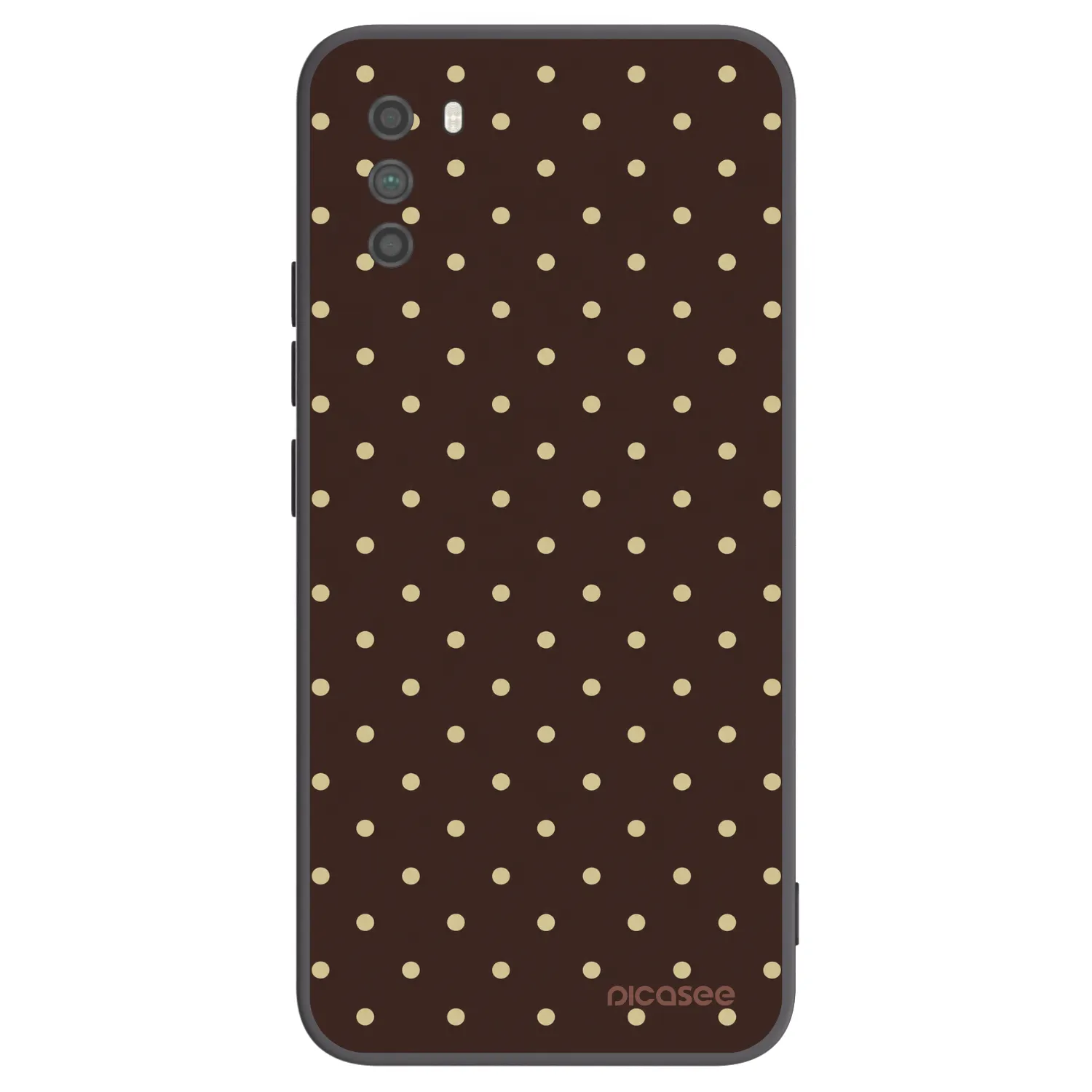 Picasee husă neagră din silicon pentru Xiaomi Poco M3 - Vanilla Dots & Chocolate