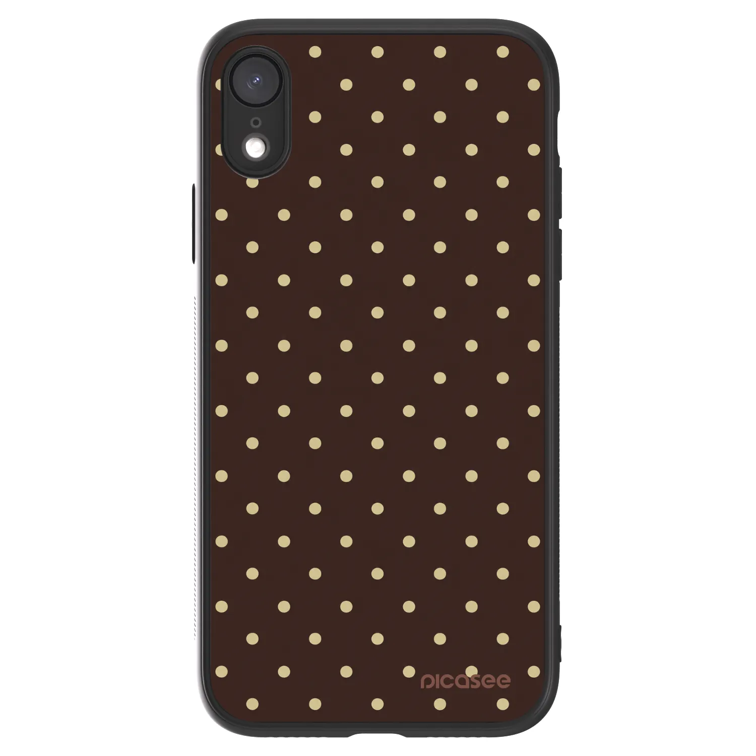 Picasee ULTIMATE CASE pentru Apple iPhone XR - Vanilla Dots & Chocolate