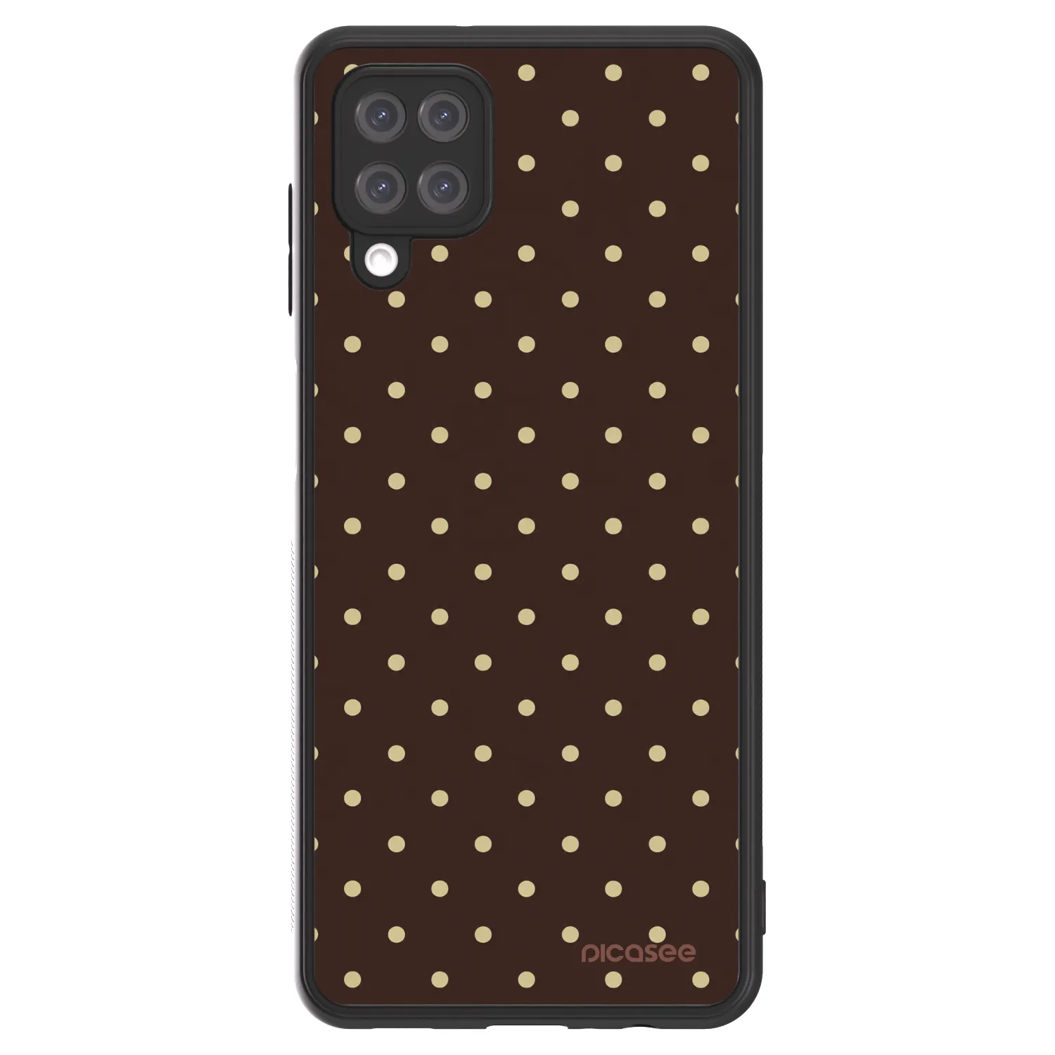 Picasee ULTIMATE CASE pentru Samsung Galaxy A12 A125F - Vanilla Dots & Chocolate