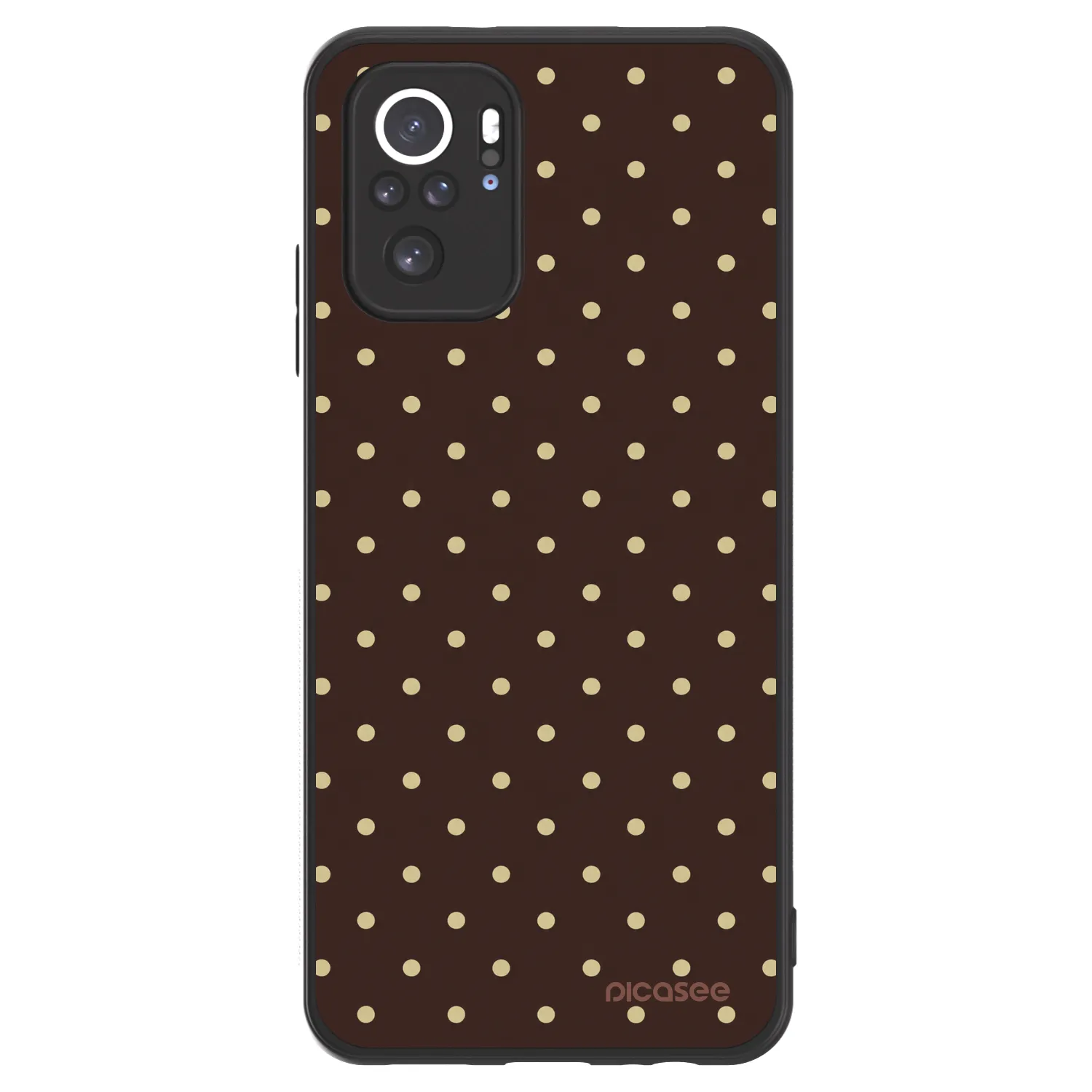 Picasee ULTIMATE CASE pentru Xiaomi Redmi Note 10 - Vanilla Dots & Chocolate