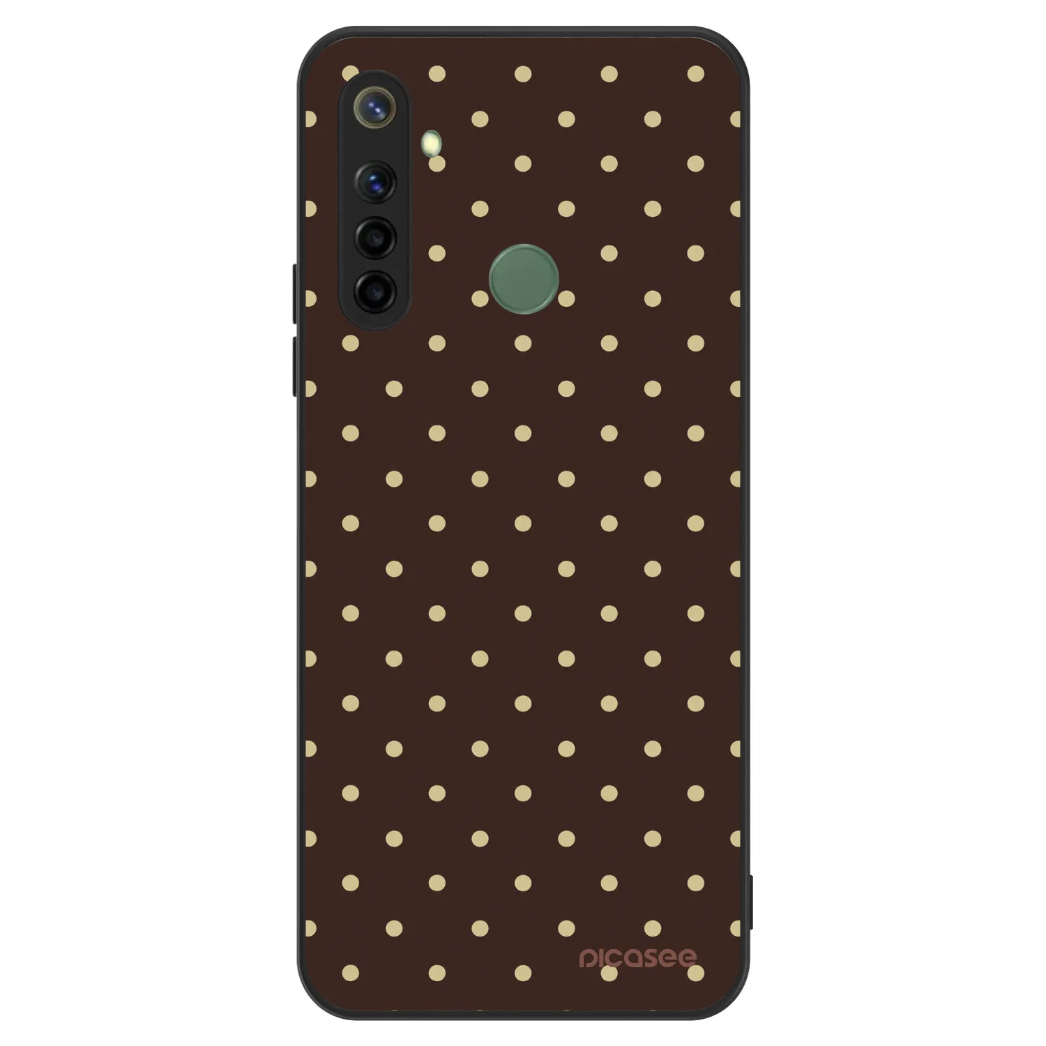 Picasee ULTIMATE CASE pentru Realme 6i - Vanilla Dots & Chocolate