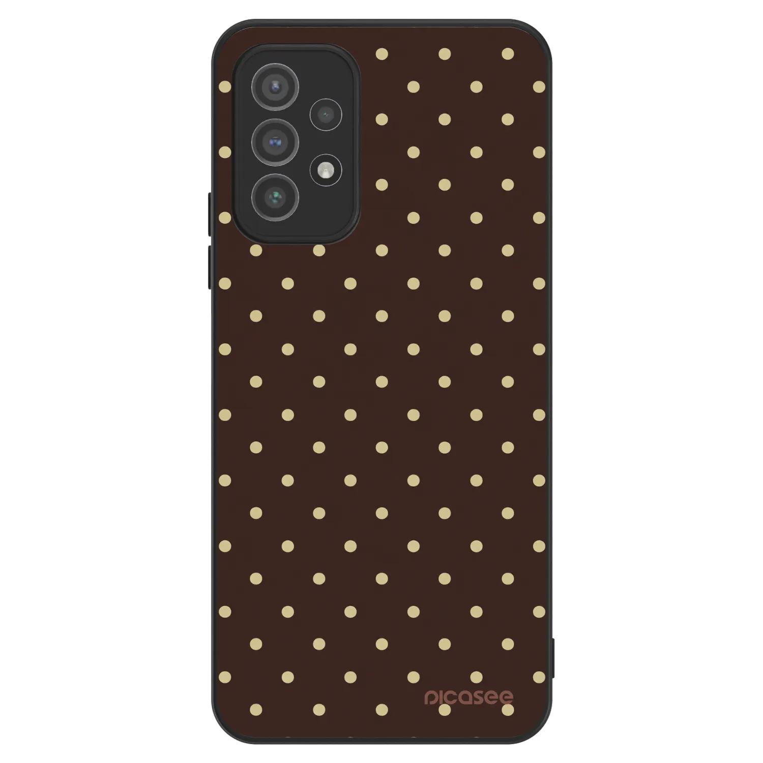 Picasee ULTIMATE CASE pentru Samsung Galaxy A72 A725F - Vanilla Dots & Chocolate