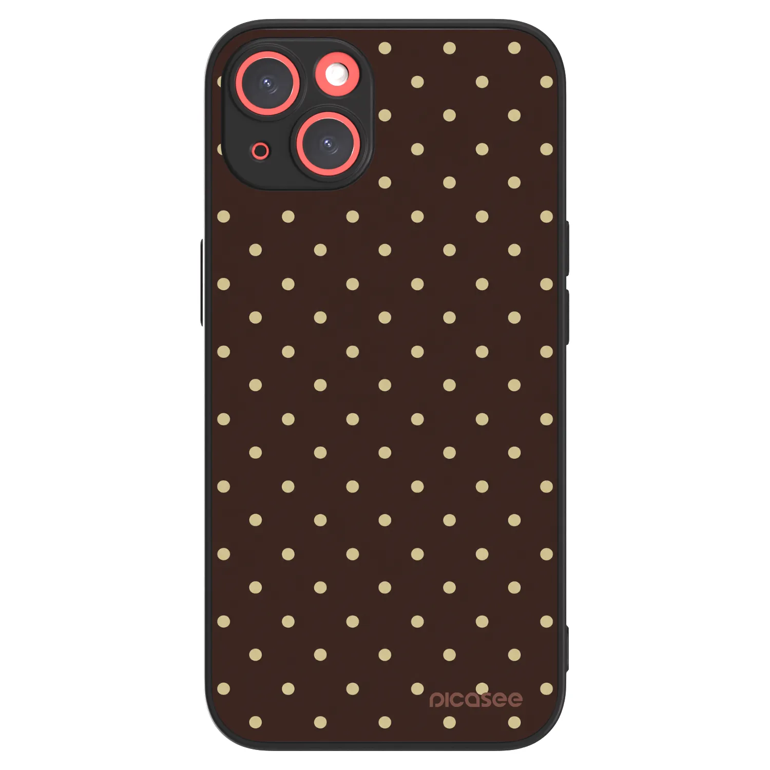 Picasee ULTIMATE CASE pentru Apple iPhone 13 - Vanilla Dots & Chocolate