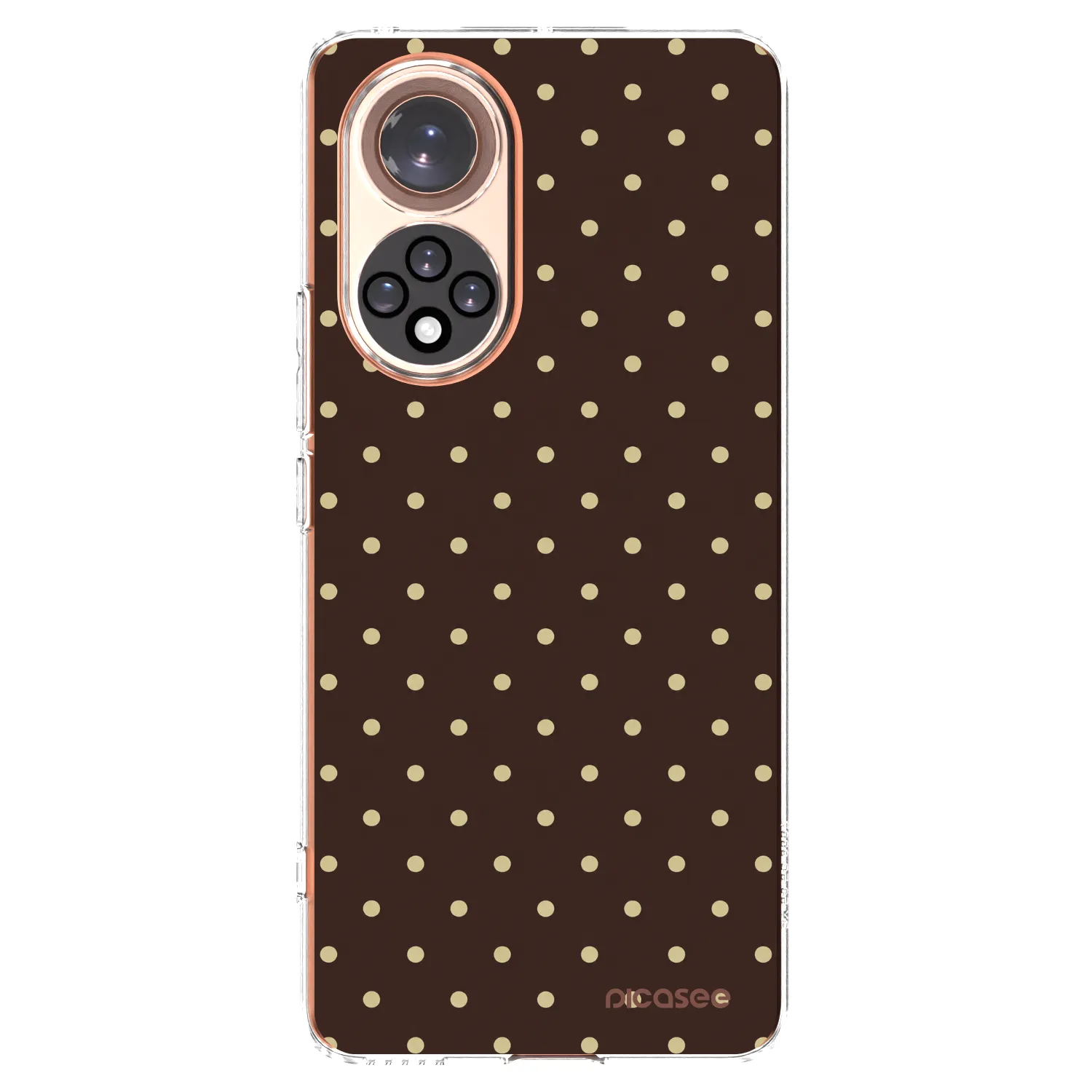 Picasee husă transparentă din silicon pentru Huawei Nova 9 - Vanilla Dots & Chocolate