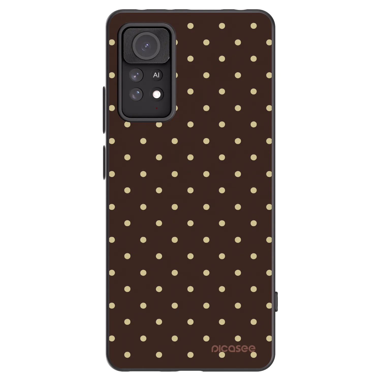 Picasee husă neagră din silicon pentru Xiaomi Redmi Note 11 Pro 5G - Vanilla Dots & Chocolate