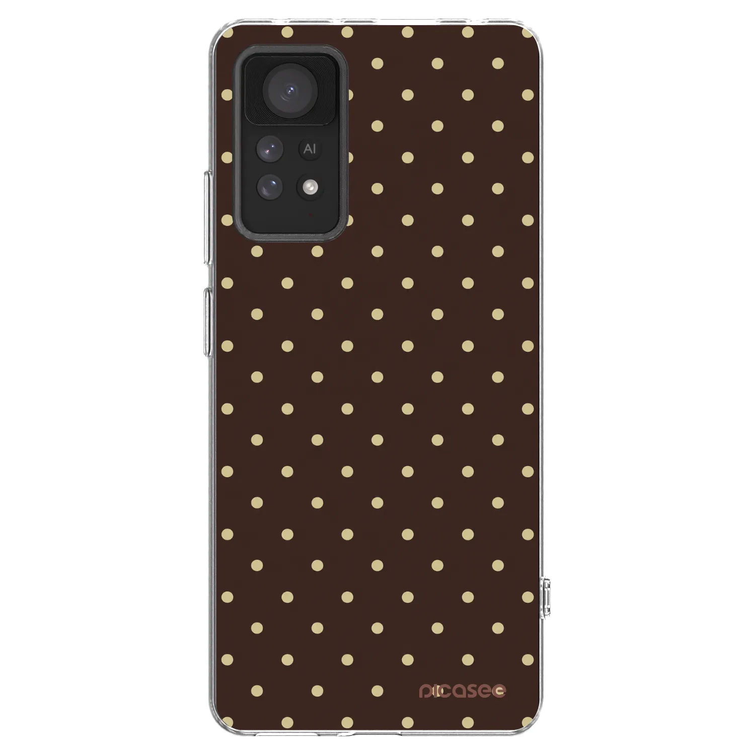 Picasee husă transparentă din silicon pentru Xiaomi Redmi Note 11 Pro 5G - Vanilla Dots & Chocolate